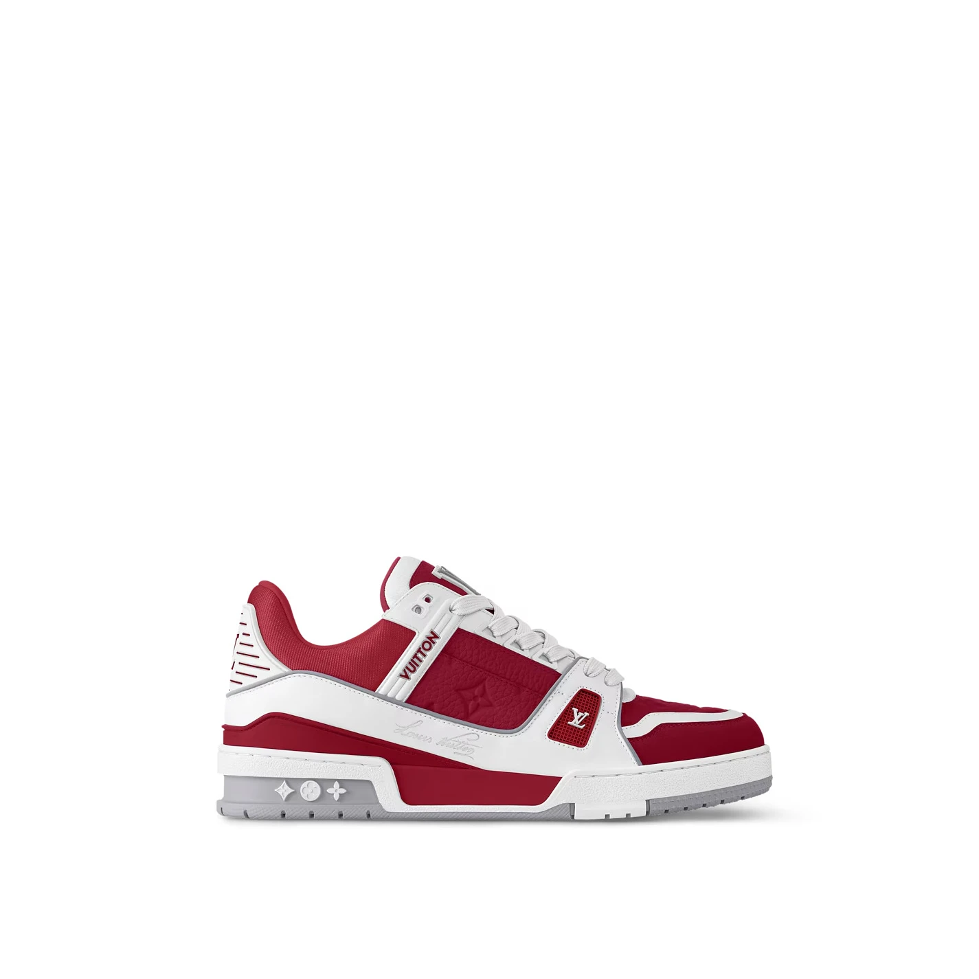 Louis Vuitton 1ADHT6 LV Trainer Sneaker Sari Red