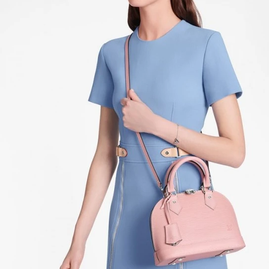Replica bags lv Louis Vuitton Alma BB Pink M59346