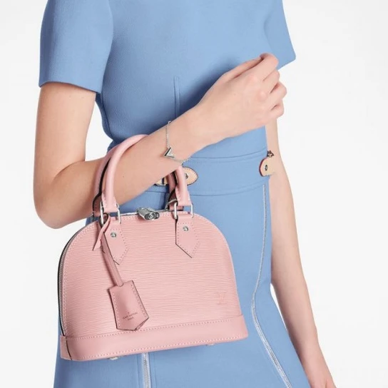 Replica bags lv Louis Vuitton Alma BB Pink M59346