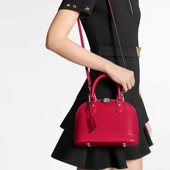 Replica bag Louis Vuitton Alma BB Rose M41290