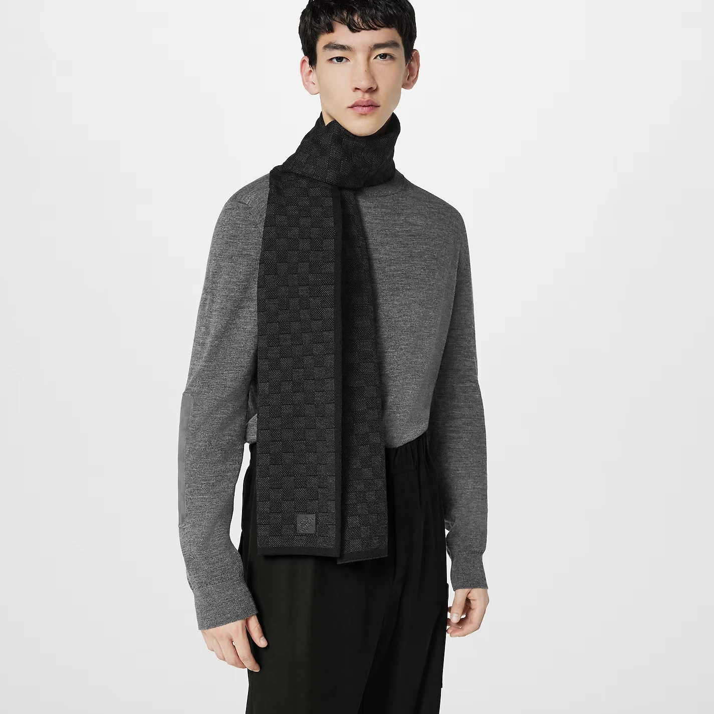 Mythick Louis Vuitton Anthracite M77988 Néo Petit Damier Scarf