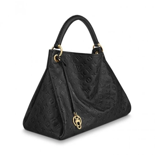 Louis Vuitton Artsy MM M41066 Black White Navy Red