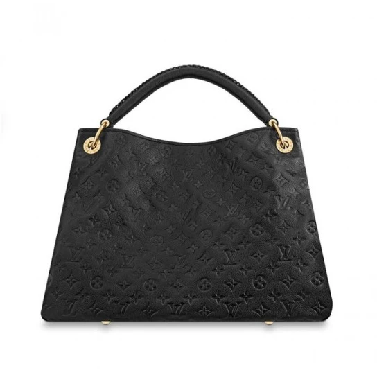 Replica bags lv Louis Vuitton Artsy MM M41066 Black White Navy Red