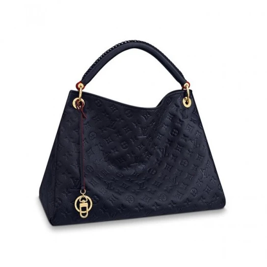Replica bags lv Louis Vuitton Artsy MM M41066 Black White Navy Red