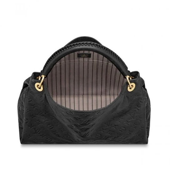 Replica bags lv Louis Vuitton Artsy MM M41066 Black White Navy Red