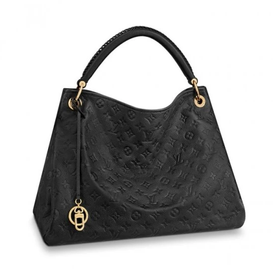 Replica bags lv Louis Vuitton Artsy MM M41066 Black White Navy Red