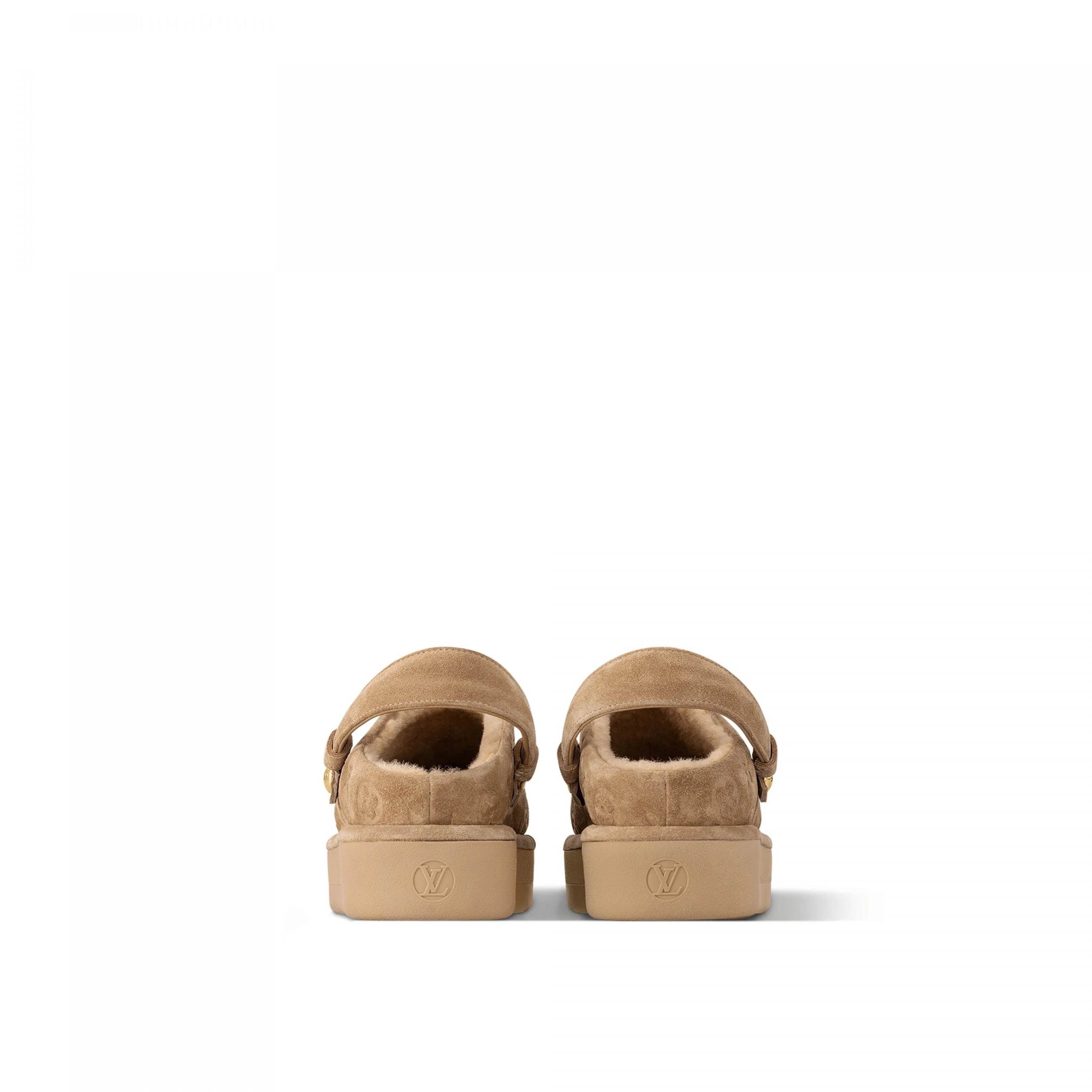 Mythick Louis Vuitton Aspen Platform Clog Beige 1ACHWZ