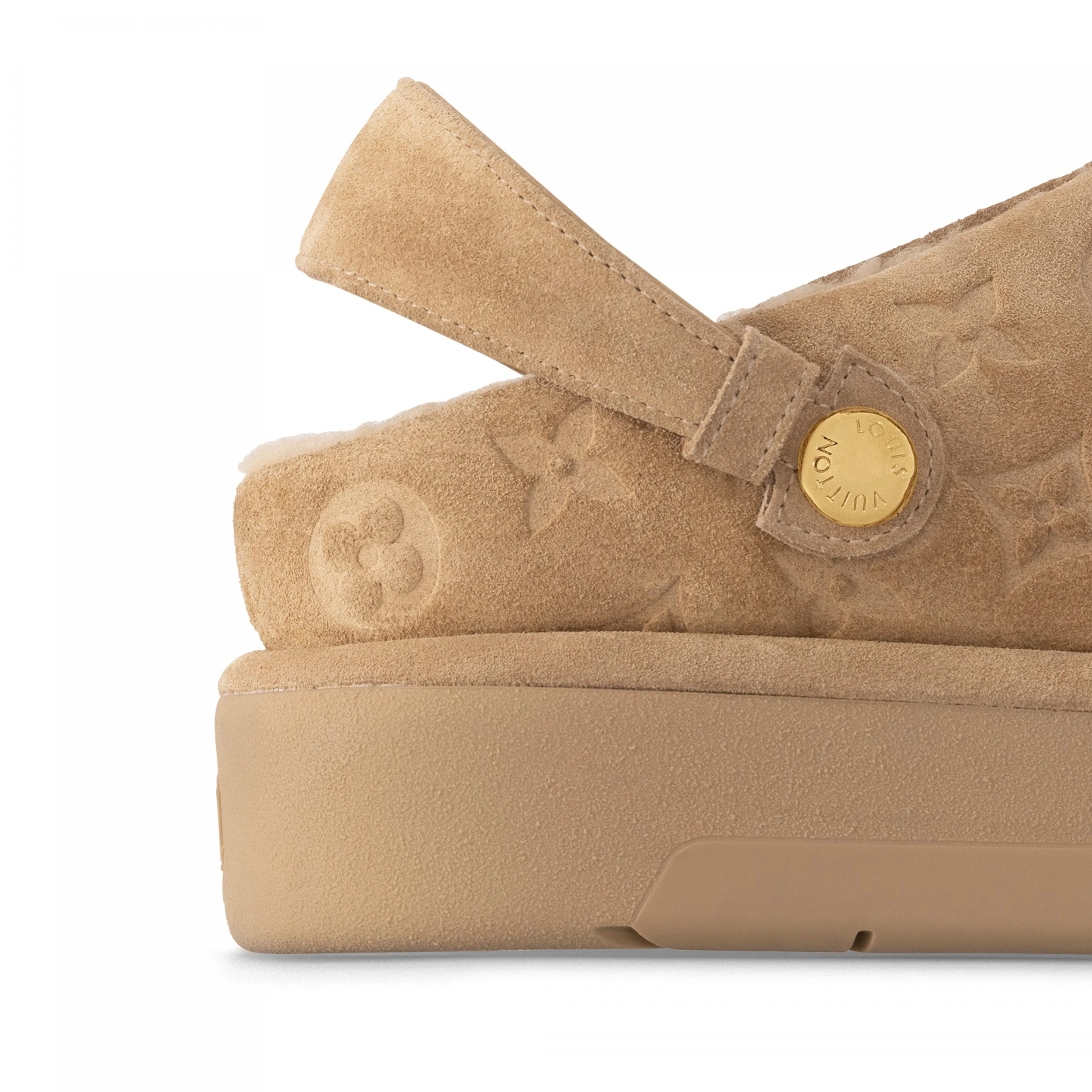 Mythick Louis Vuitton Aspen Platform Clog Beige 1ACHWZ