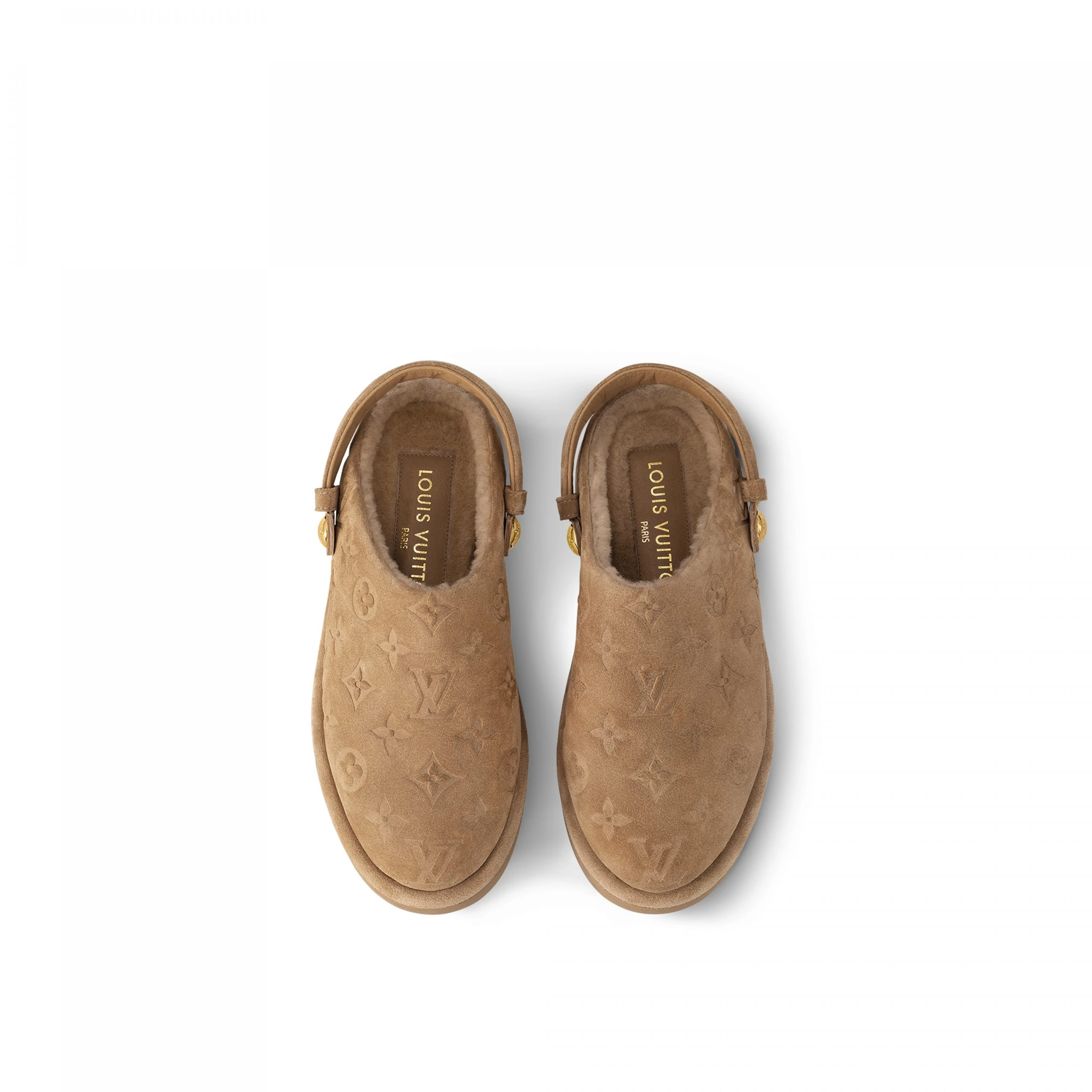 Mythick Louis Vuitton Aspen Platform Clog Beige 1ACHWZ