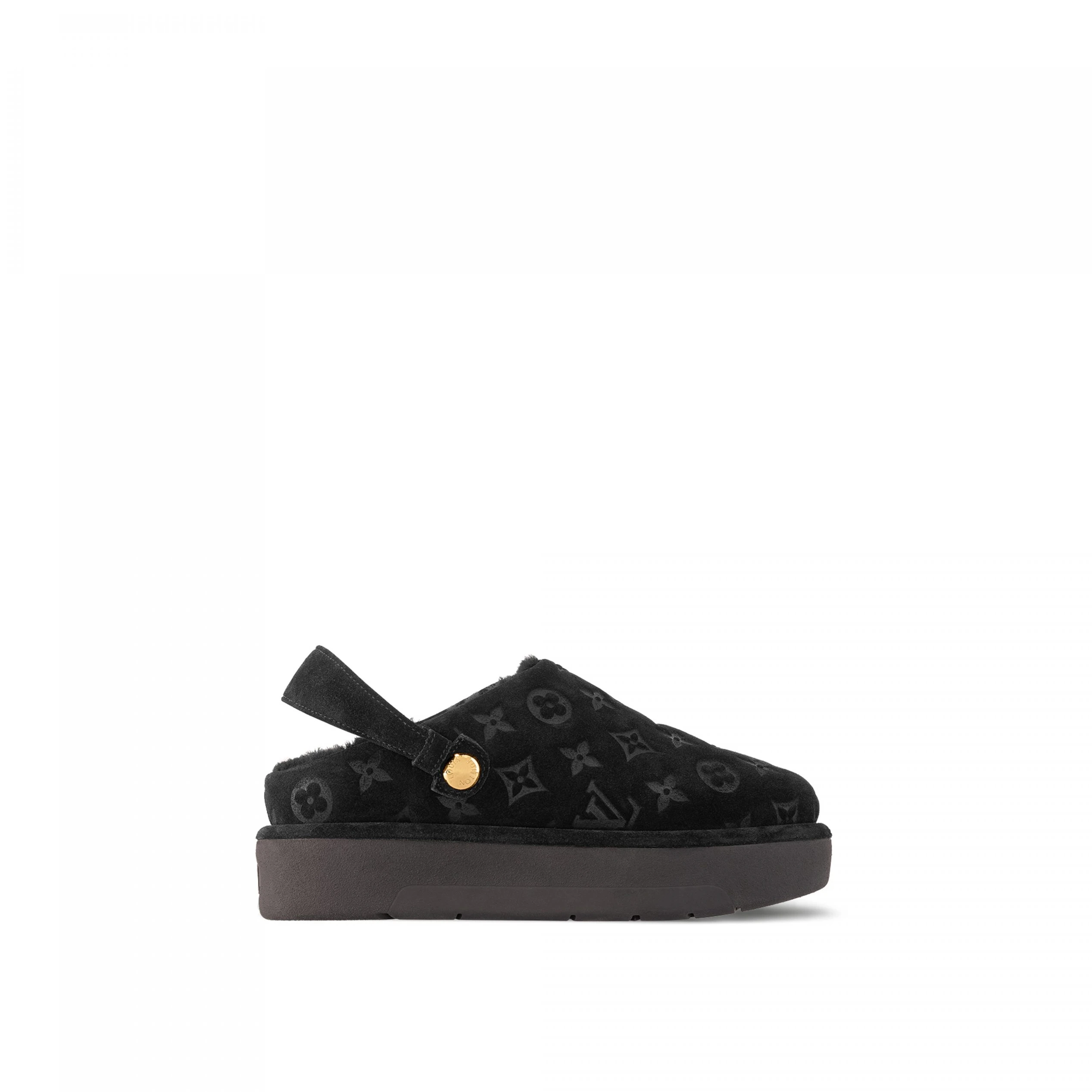 Louis Vuitton Aspen Platform Clog Black 1ACHW9