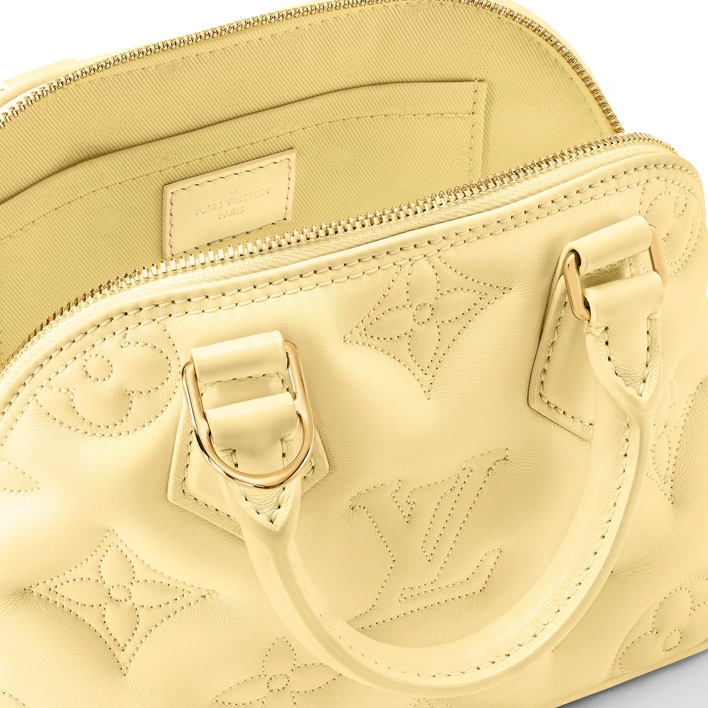 Lv belts replica Louis Vuitton Banana Yellow M59821 Alma BB