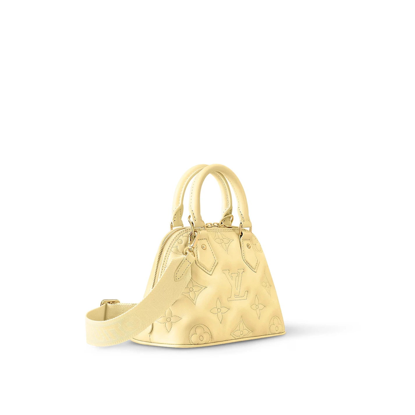 Lv belts replica Louis Vuitton Banana Yellow M59821 Alma BB