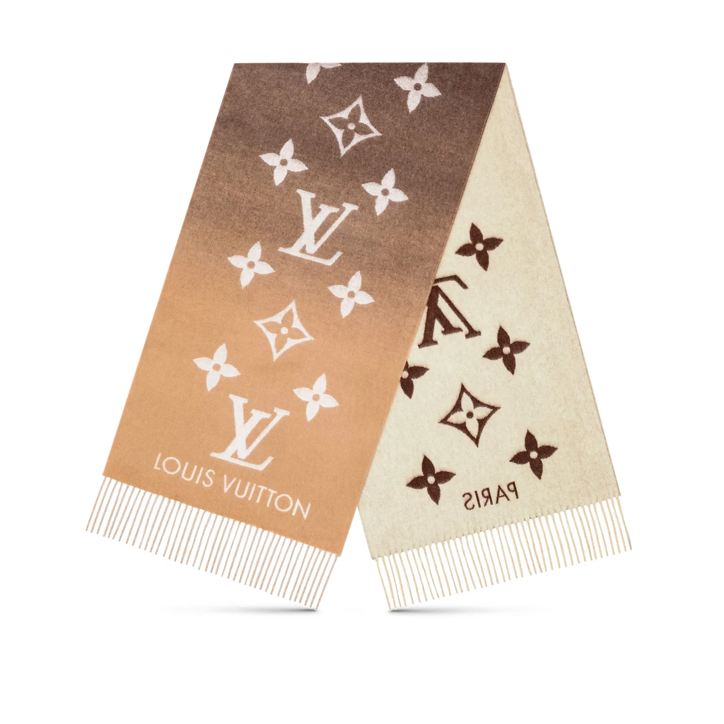 Louis Vuitton Beige M73675 Reykjavik Gradient Scarf