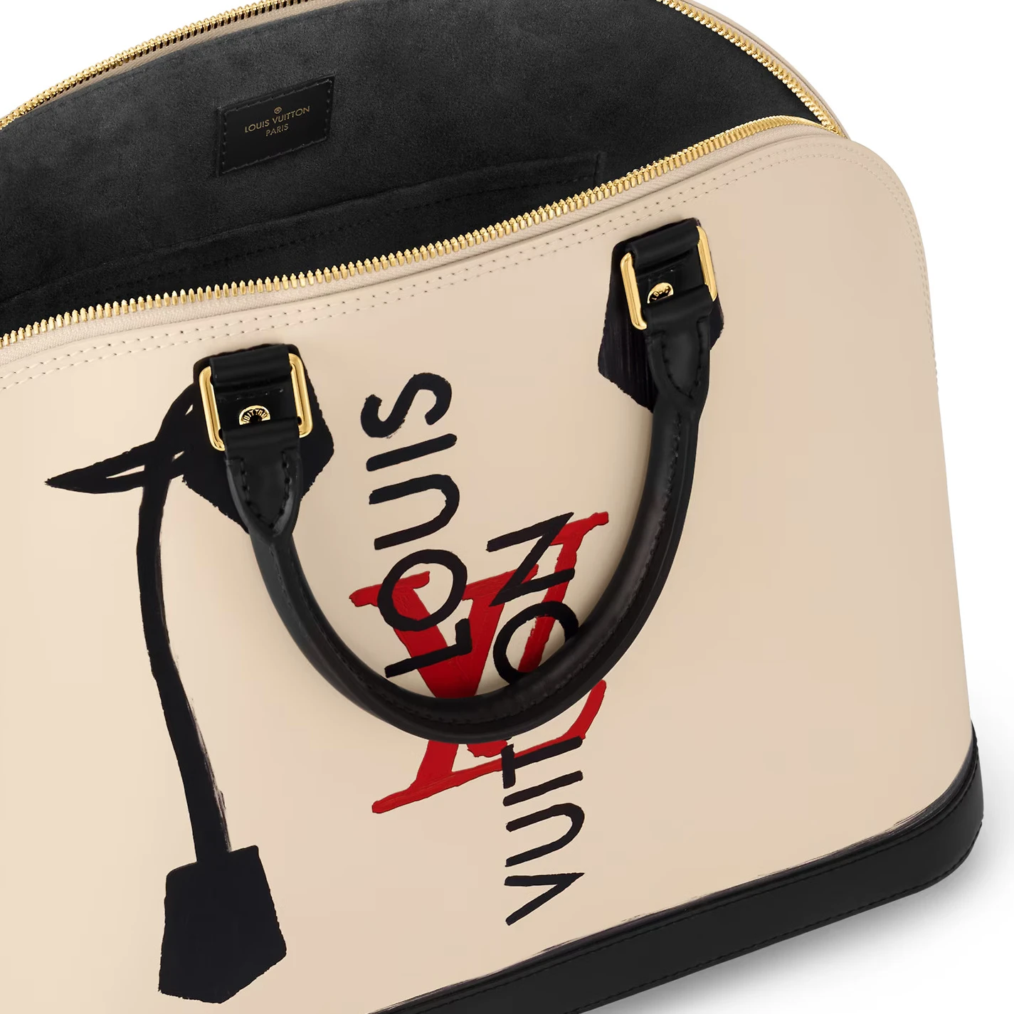 Louis vuitton locations Louis Vuitton Beige Black M23598 Alma GM