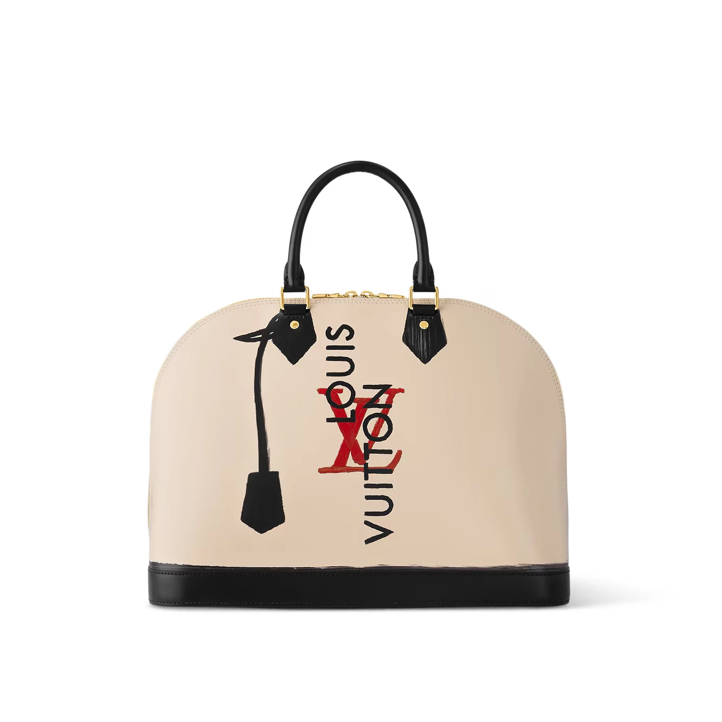 Louis Vuitton Beige Black M23598 Alma GM