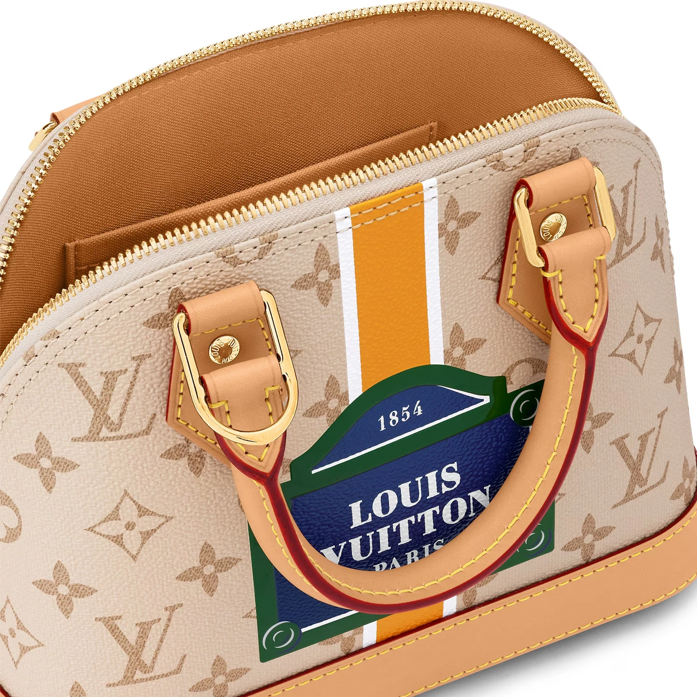 Replica bags lv Louis Vuitton Beige Ocher M23502 Alma BB