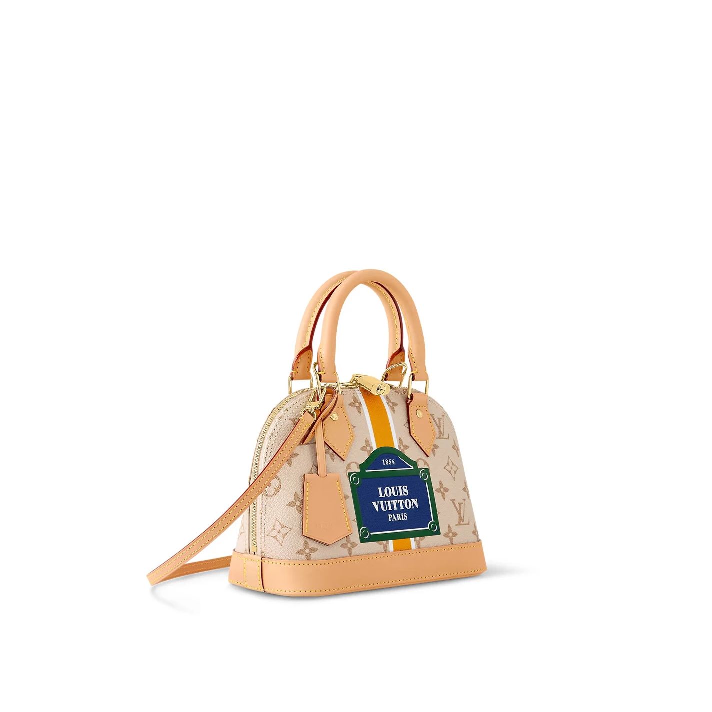 Replica bags lv Louis Vuitton Beige Ocher M23502 Alma BB