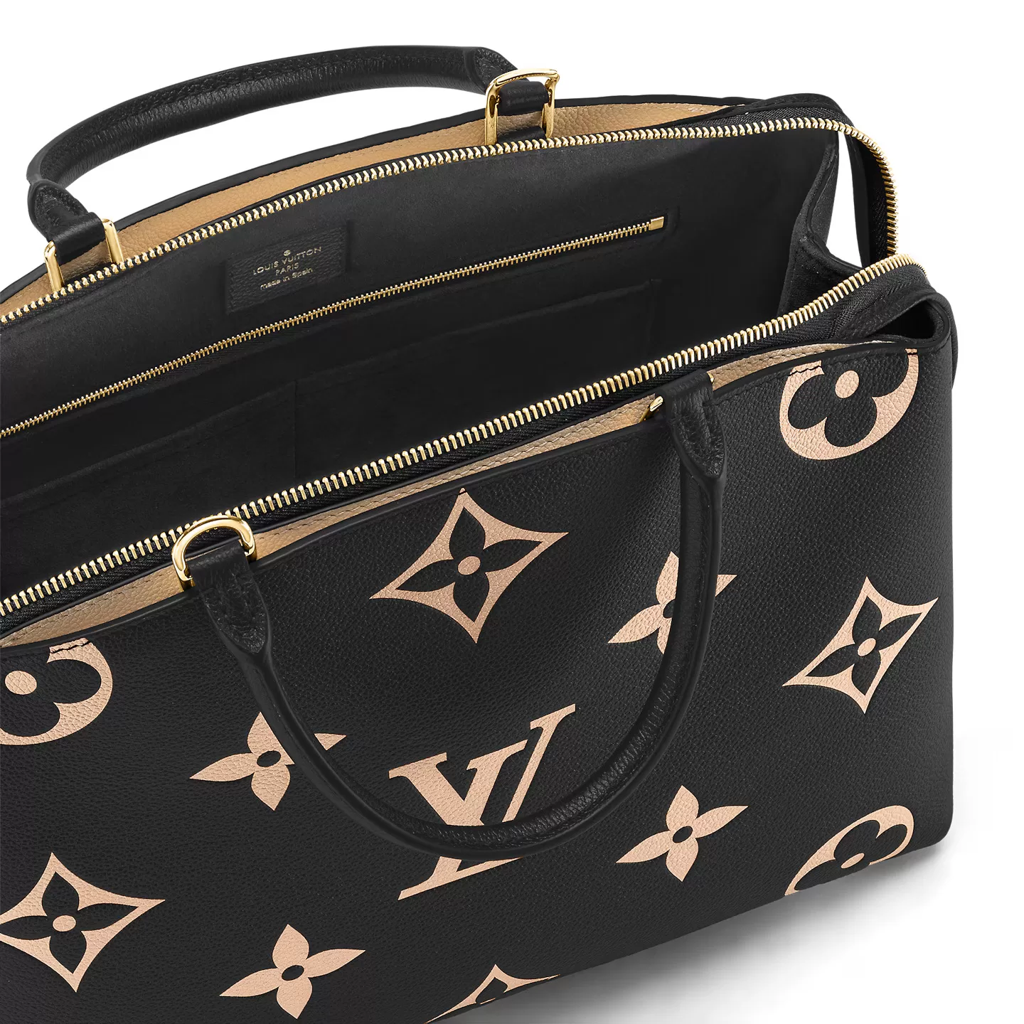 Replica bags lv Louis Vuitton Bicolor Monogram Empreinte Leather M45842 Grand Palais