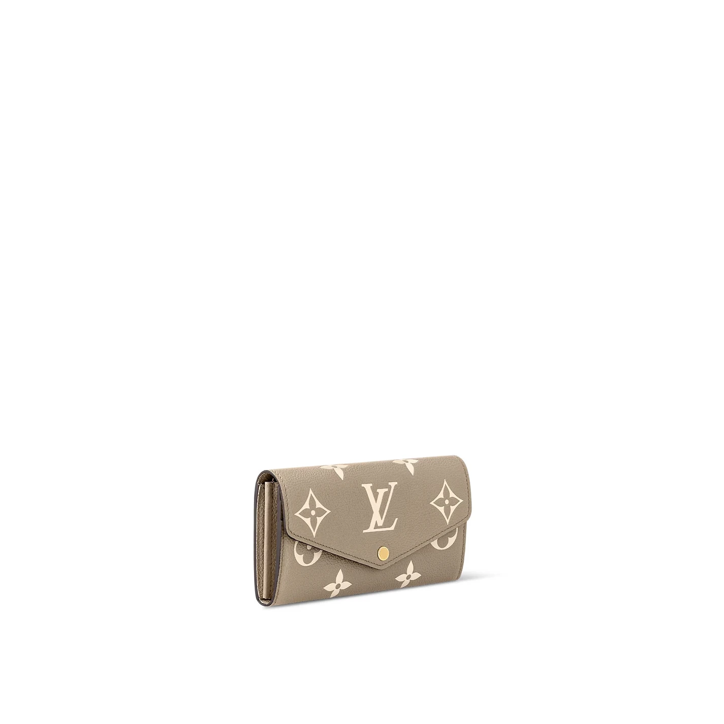Lv belts replica Louis Vuitton Bicolor Monogram Empreinte Leather M81049 Sarah Wallet