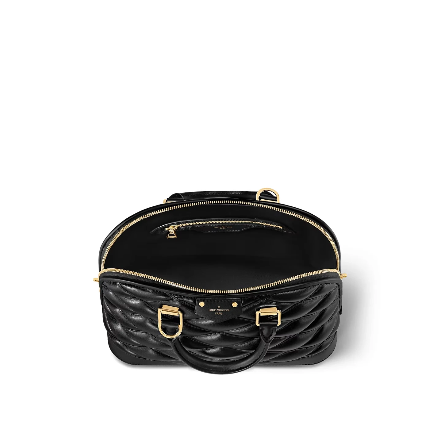 Replica bag Louis Vuitton Black Lamb leather M23688 Alma PM