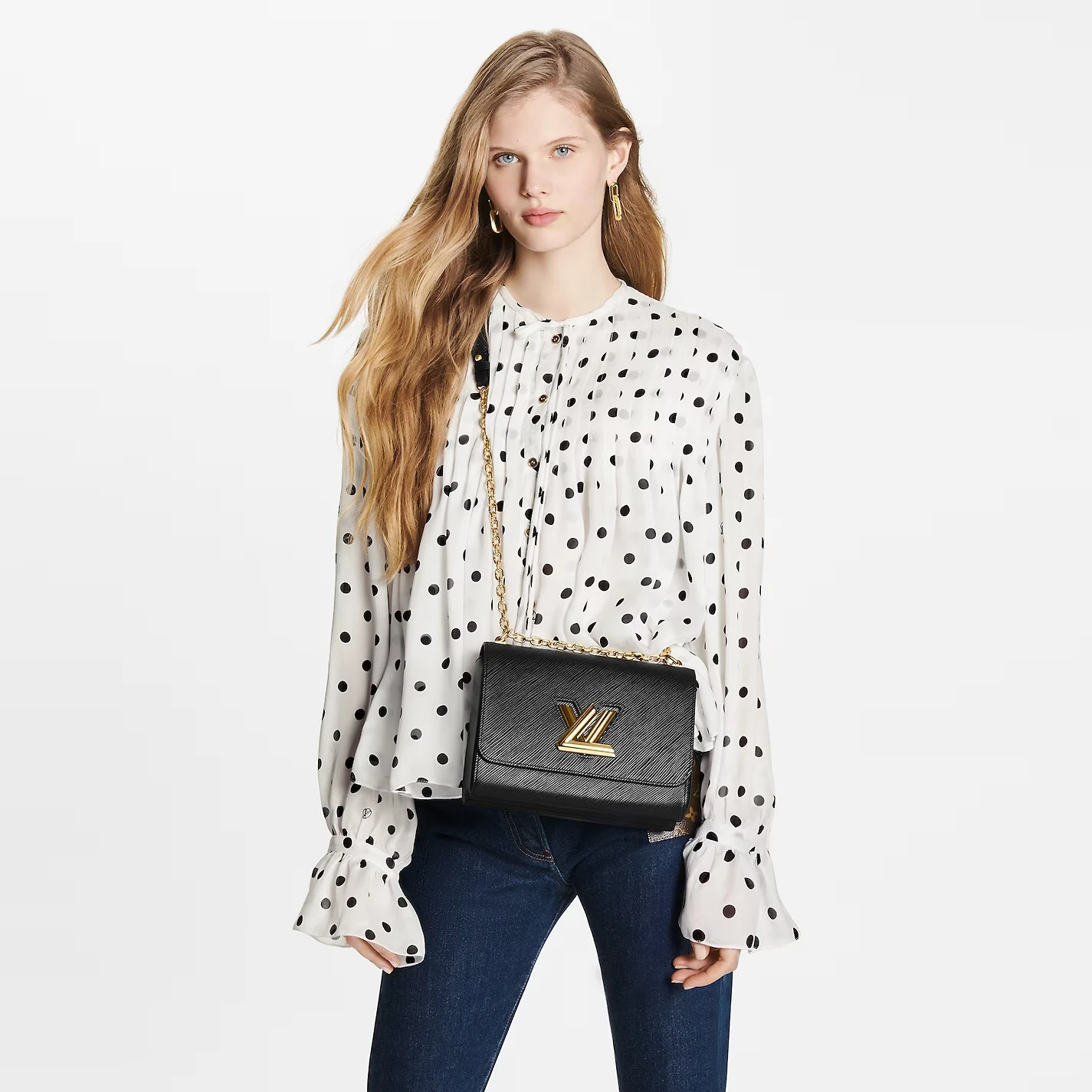 Replica bags Louis Vuitton Black M21113 Twist MM