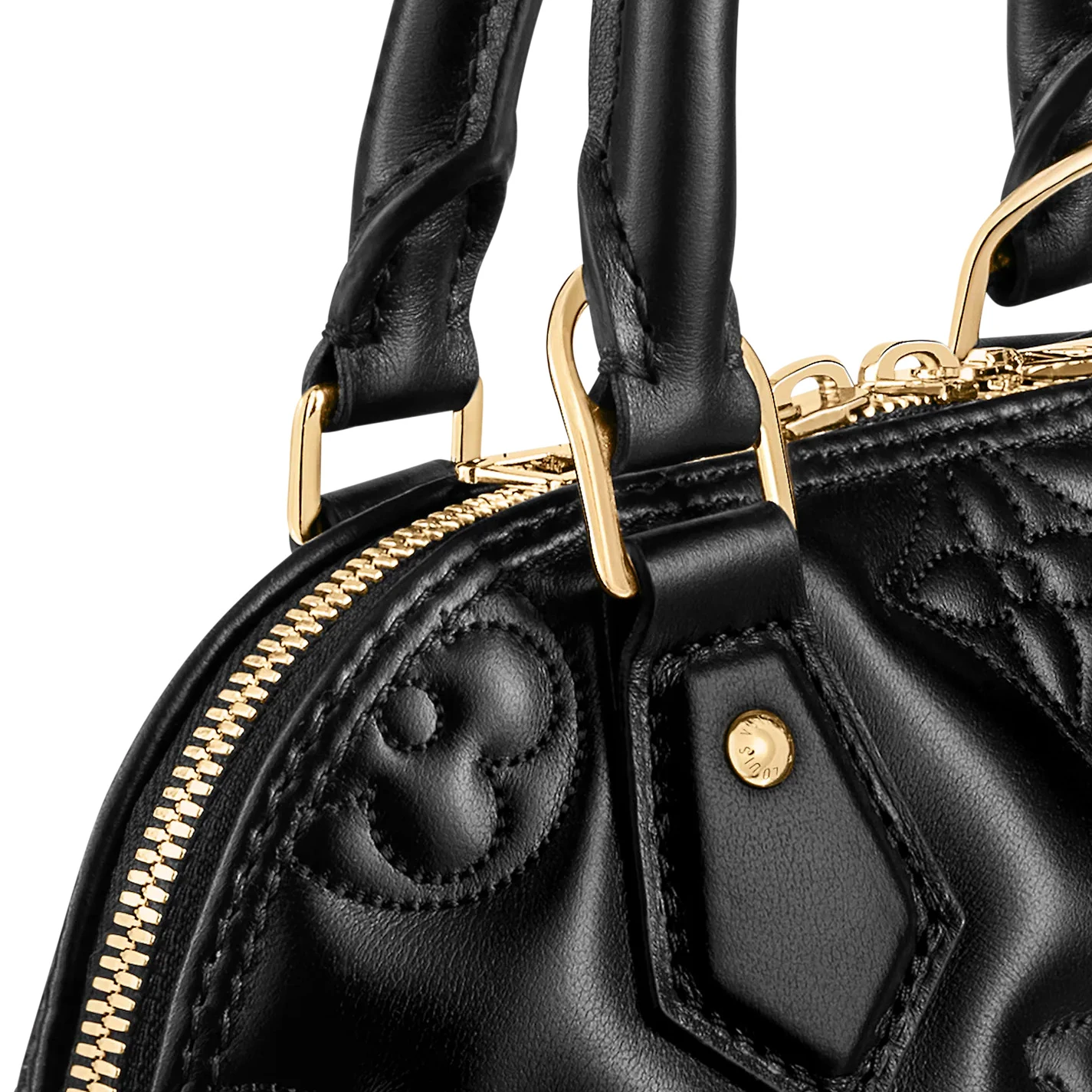 Replica bags lv Louis Vuitton Black M59793 Alma BB
