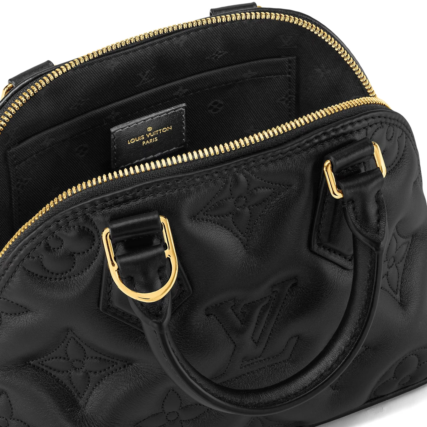 Replica bags lv Louis Vuitton Black M59793 Alma BB