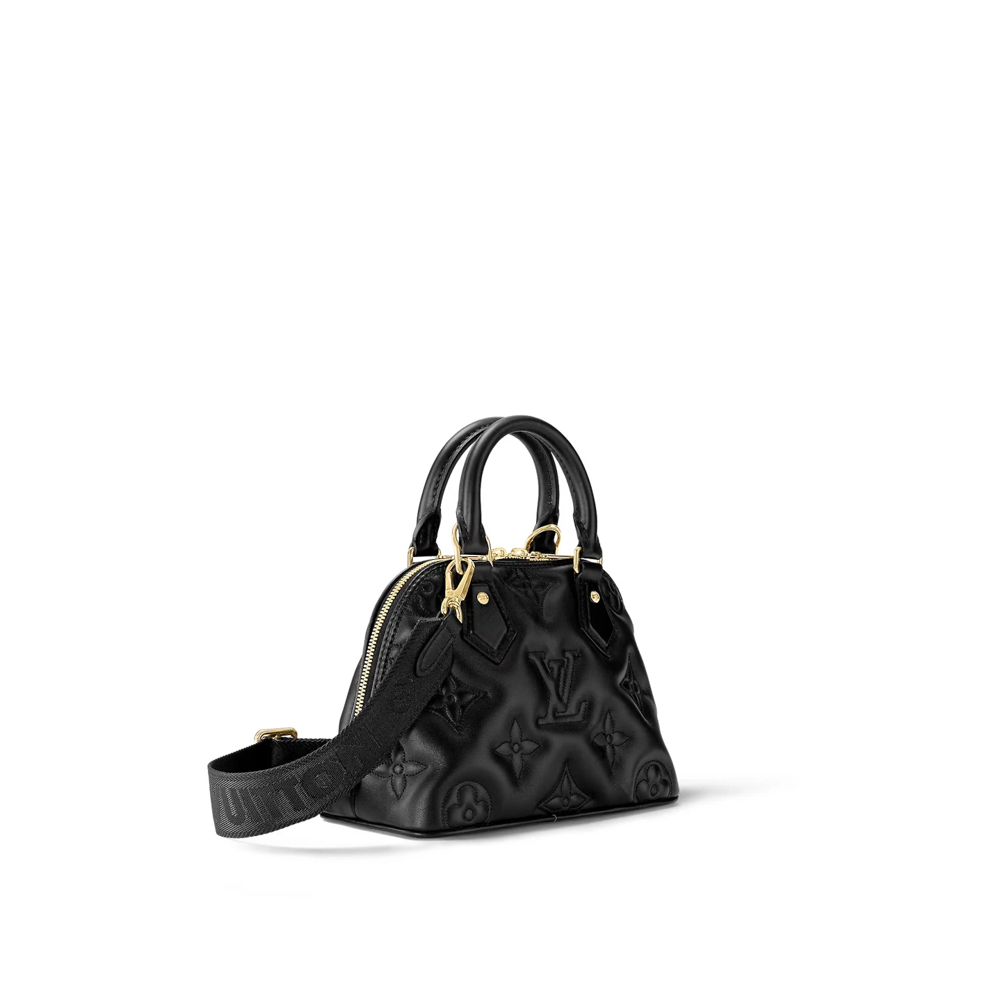 Replica bags lv Louis Vuitton Black M59793 Alma BB