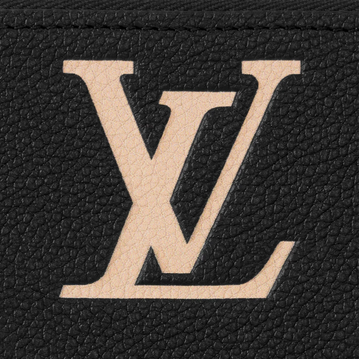 Replica bags lv Louis Vuitton Black Beige M80481 Zippy Wallet