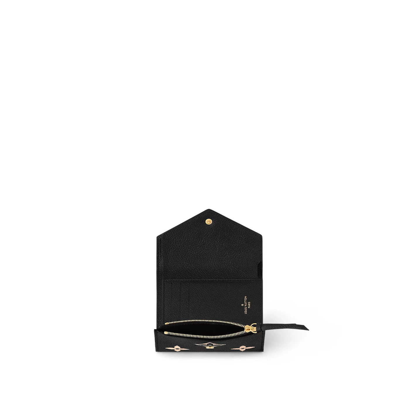 Replica bags Louis Vuitton Black Beige M80968 Victorine Wallet