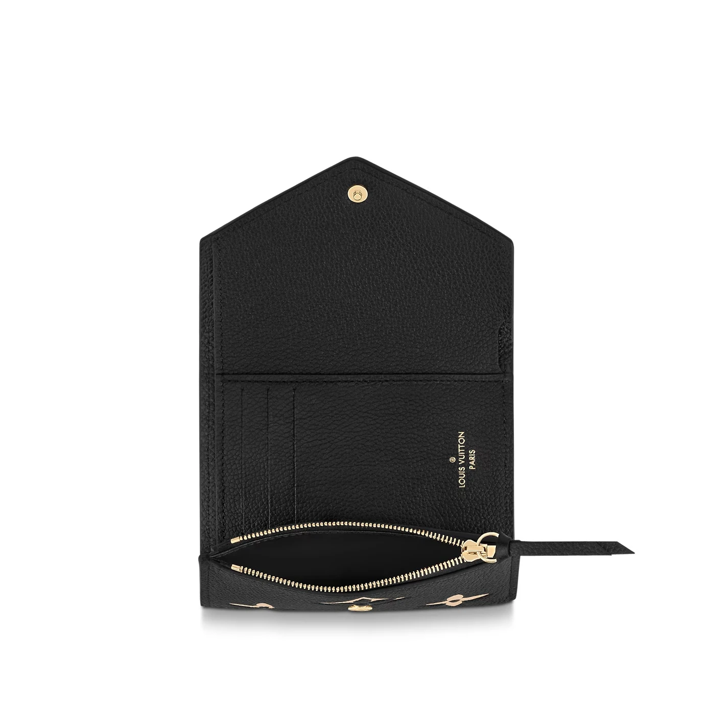 Replica bags Louis Vuitton Black Beige M80968 Victorine Wallet