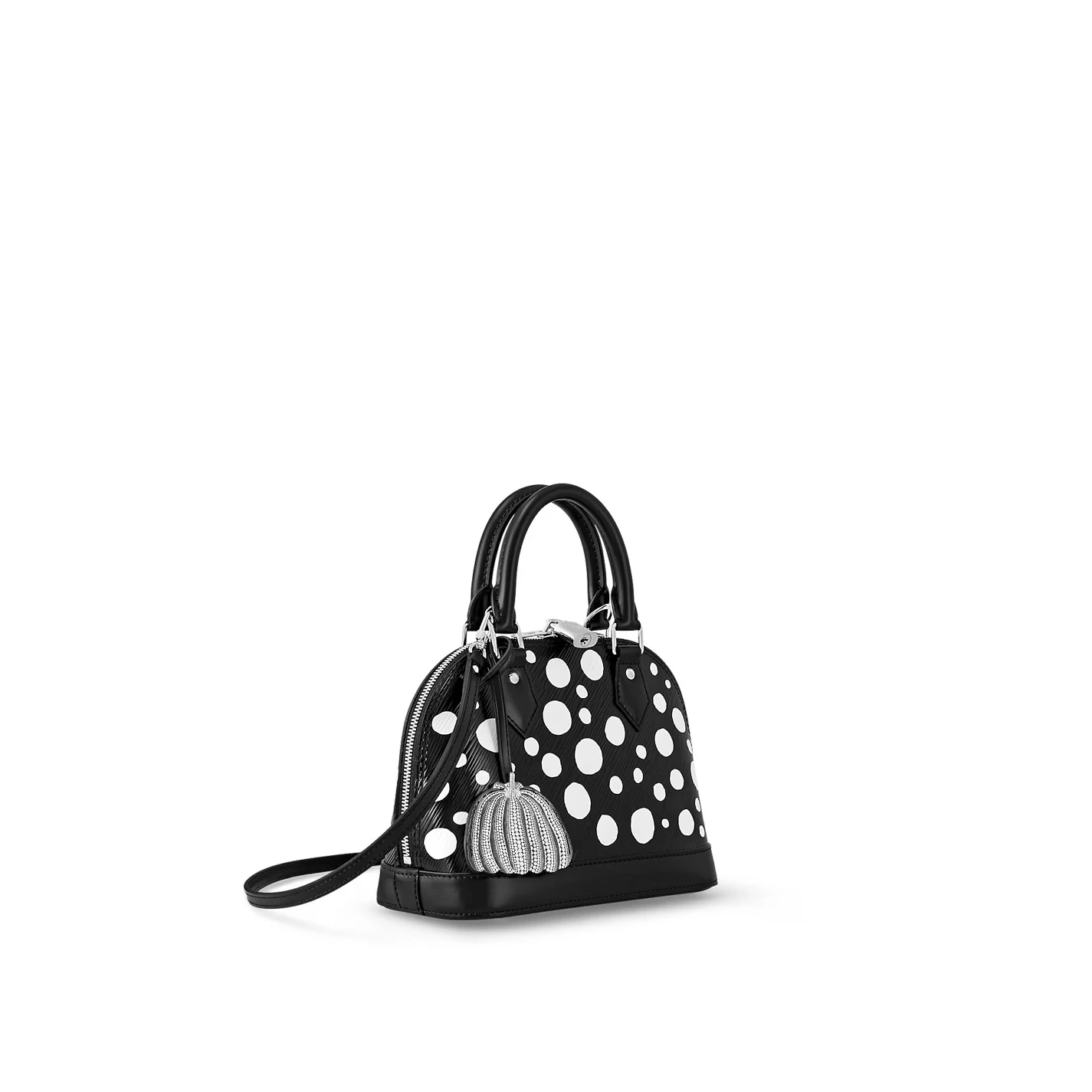 Replica bags Louis Vuitton Black White M21699 LV x YK Alma BB