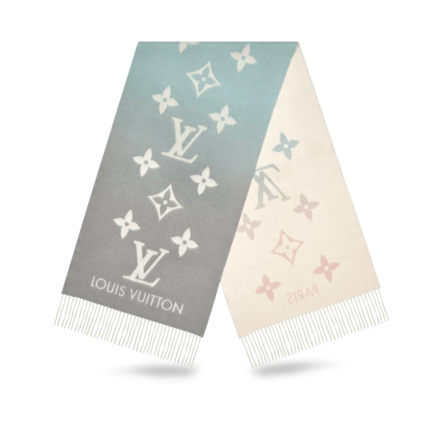 Louis Vuitton Bleu Rose M70868 Reykjavik Gradient Scarf