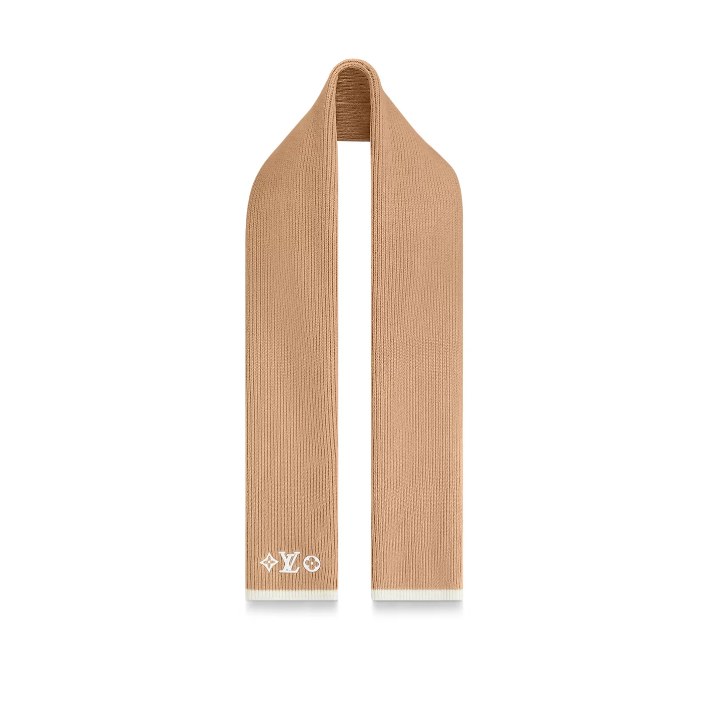 Mythick Louis Vuitton Camel M77927 LV Headline Scarf