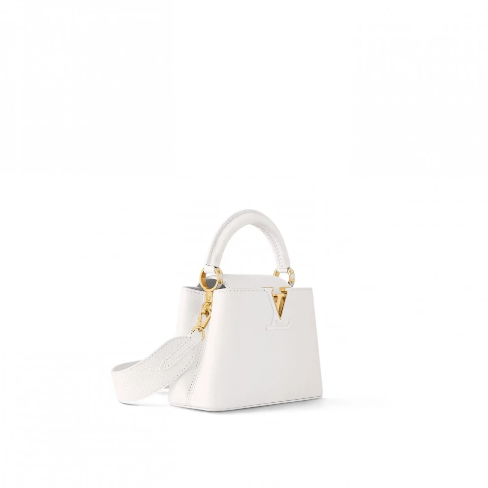 Replica bags Louis Vuitton Capucines MINI White M23456 Black M56669 Orange M22863