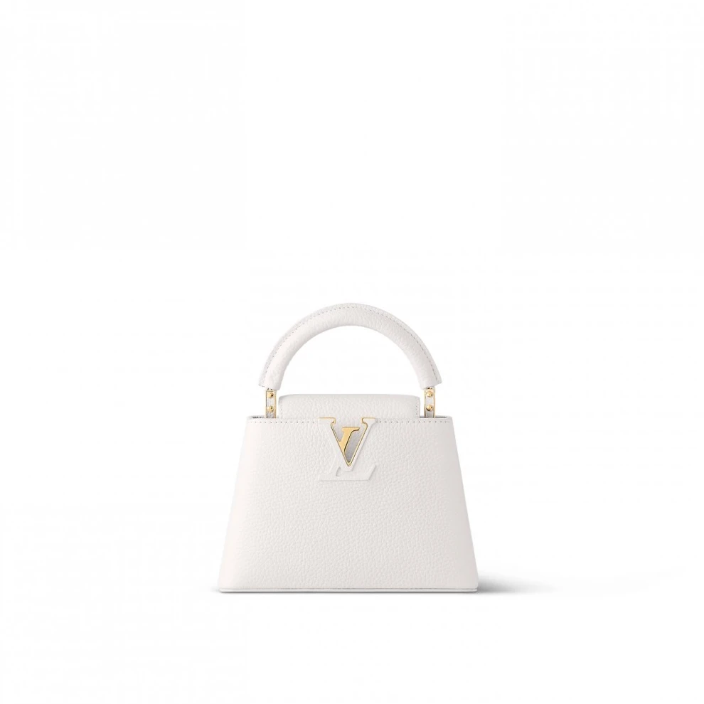 Louis Vuitton Capucines MINI White M23456 Black M56669 Orange M22863