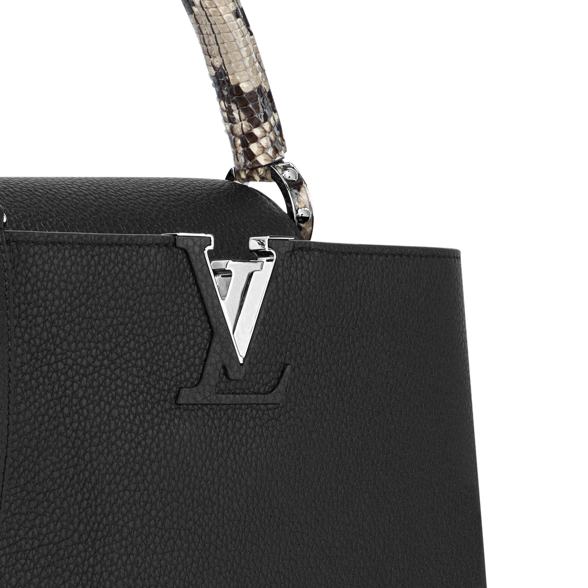 Louis vuitton locations Louis Vuitton Capucines MM Black N92800