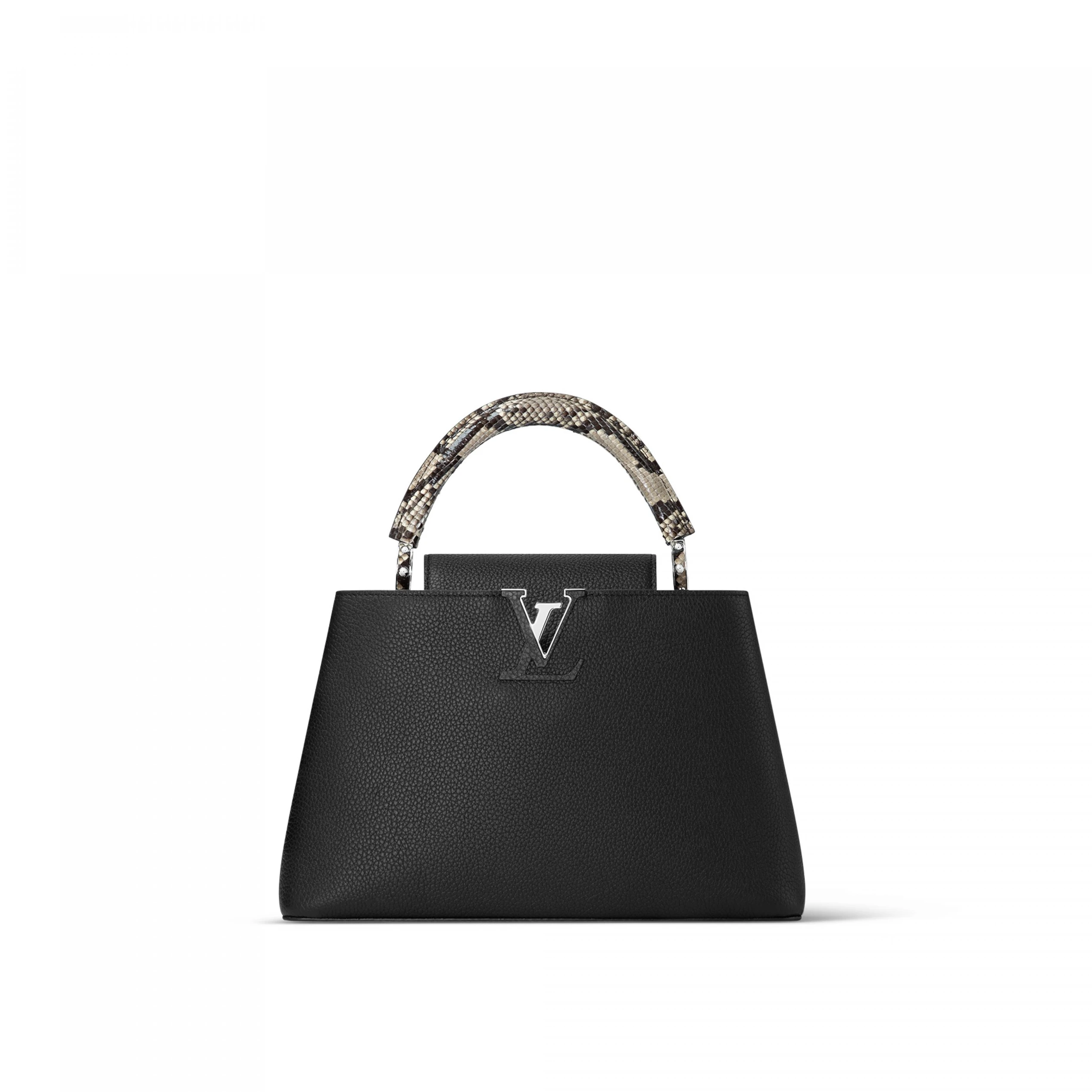Louis Vuitton Capucines MM Black N92800