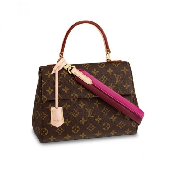Mythick ru Louis Vuitton Cluny BB Burgundy M44863 Pink M44267 Fuchsia M42738