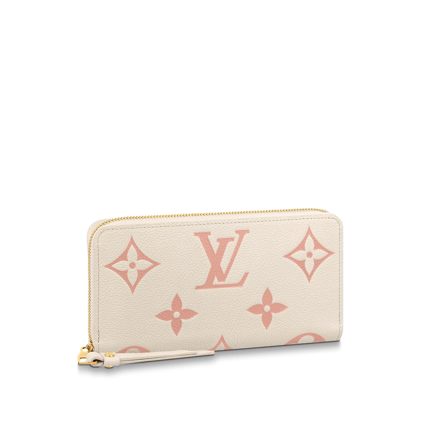 Louis Vuitton Crème   Rose Trianon M81914 Zippy Wallet