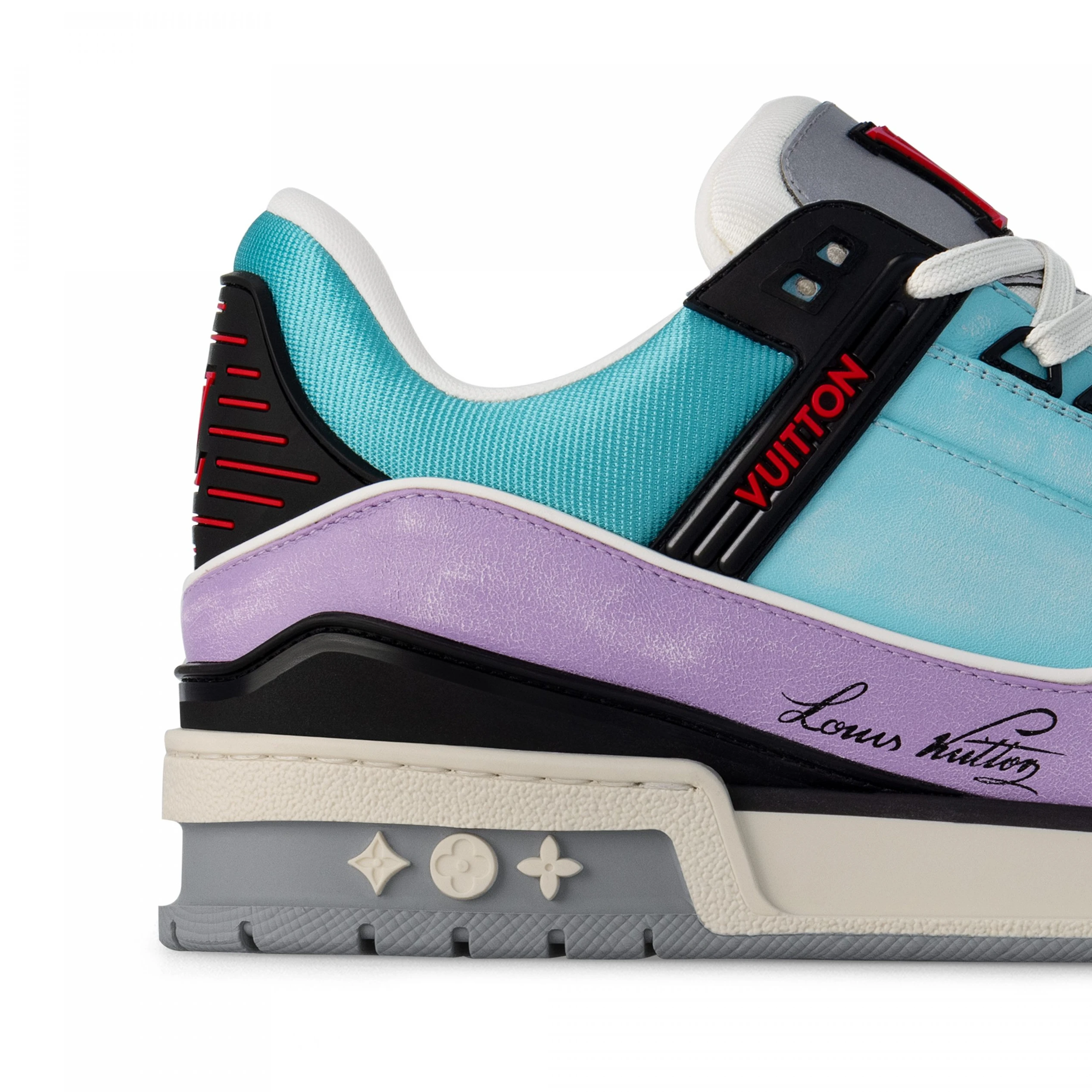 Replica bags Louis Vuitton Cult LV Trainer Sneaker Blue 1ACEGH