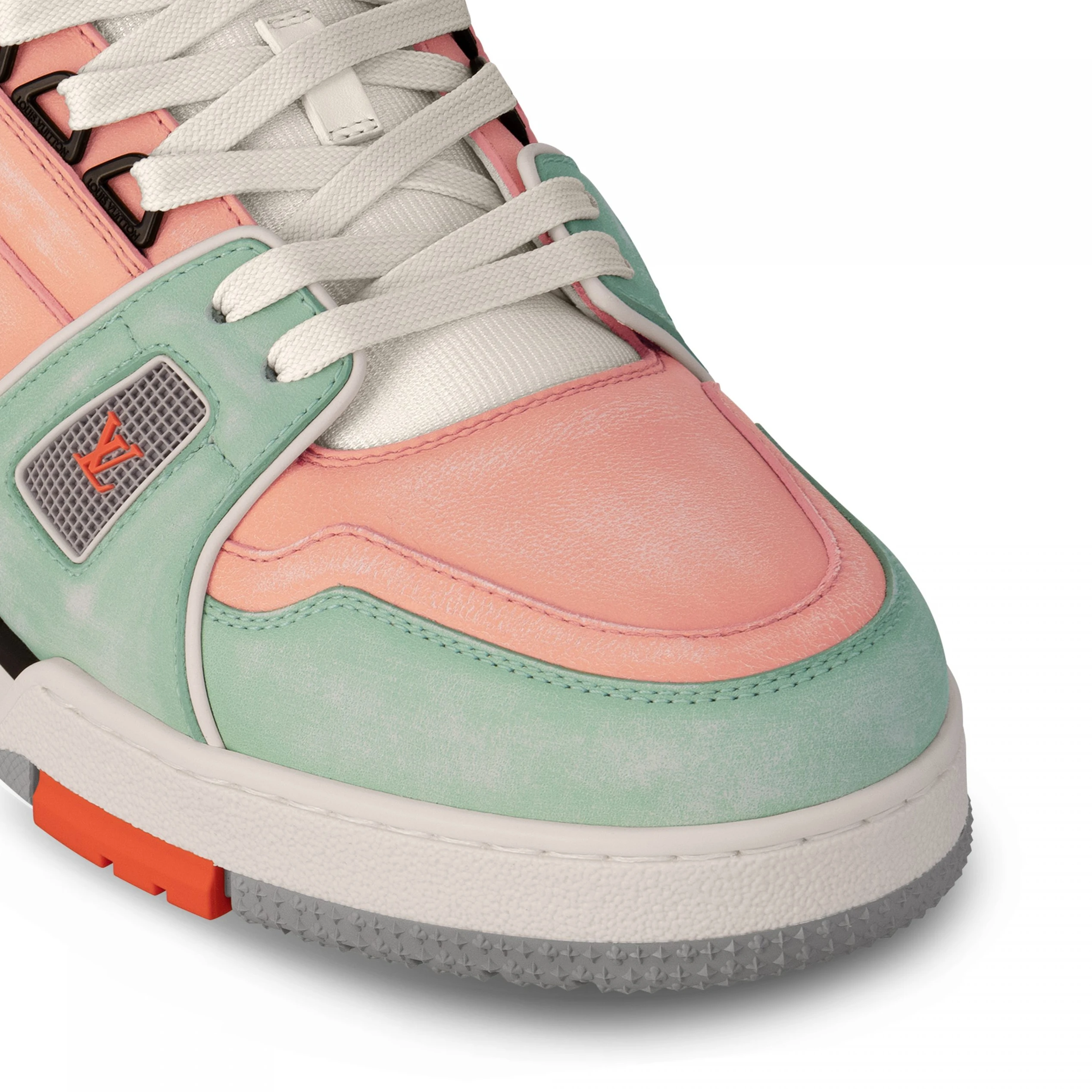 Lv belts replica Louis Vuitton Cult LV Trainer Sneaker Orange 1ACEFX
