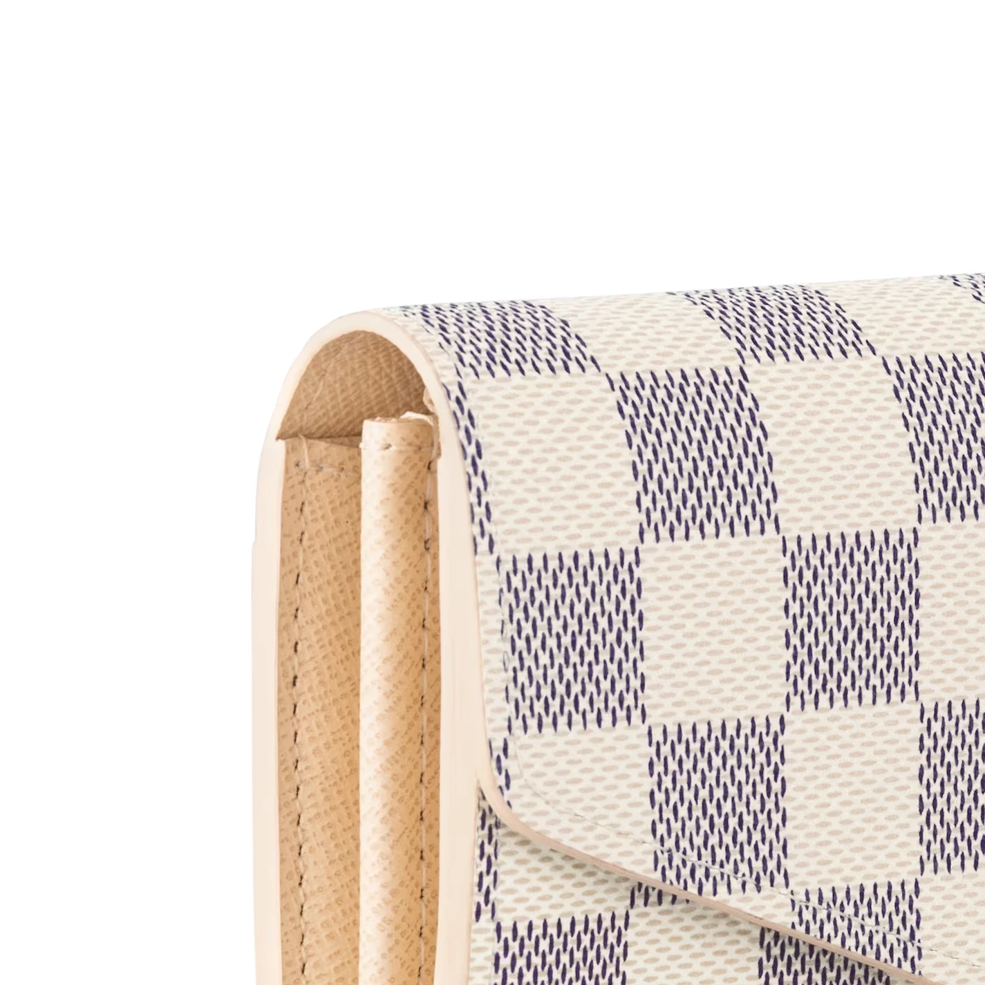 Top lv Louis Vuitton Damier Azur Canvas N63208 Sarah Wallet