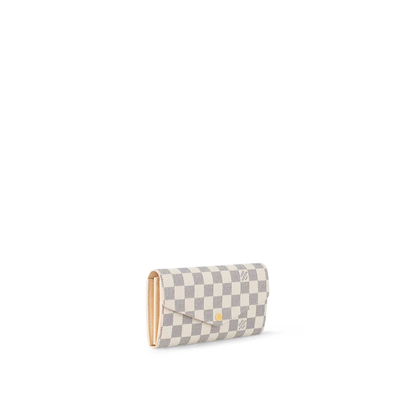 Top lv Louis Vuitton Damier Azur Canvas N63208 Sarah Wallet