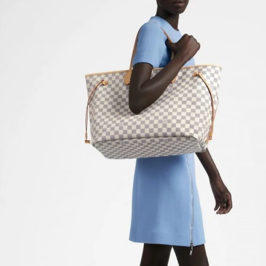 Louis vuitton locations Louis Vuitton Damier Azur Canvas Neverfull GM N41360