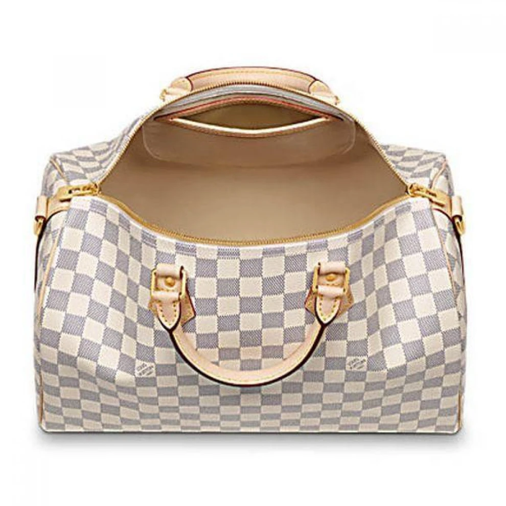 Replica bag Louis Vuitton Damier Azur Canvas Speedy Bandouliere 35 N41372