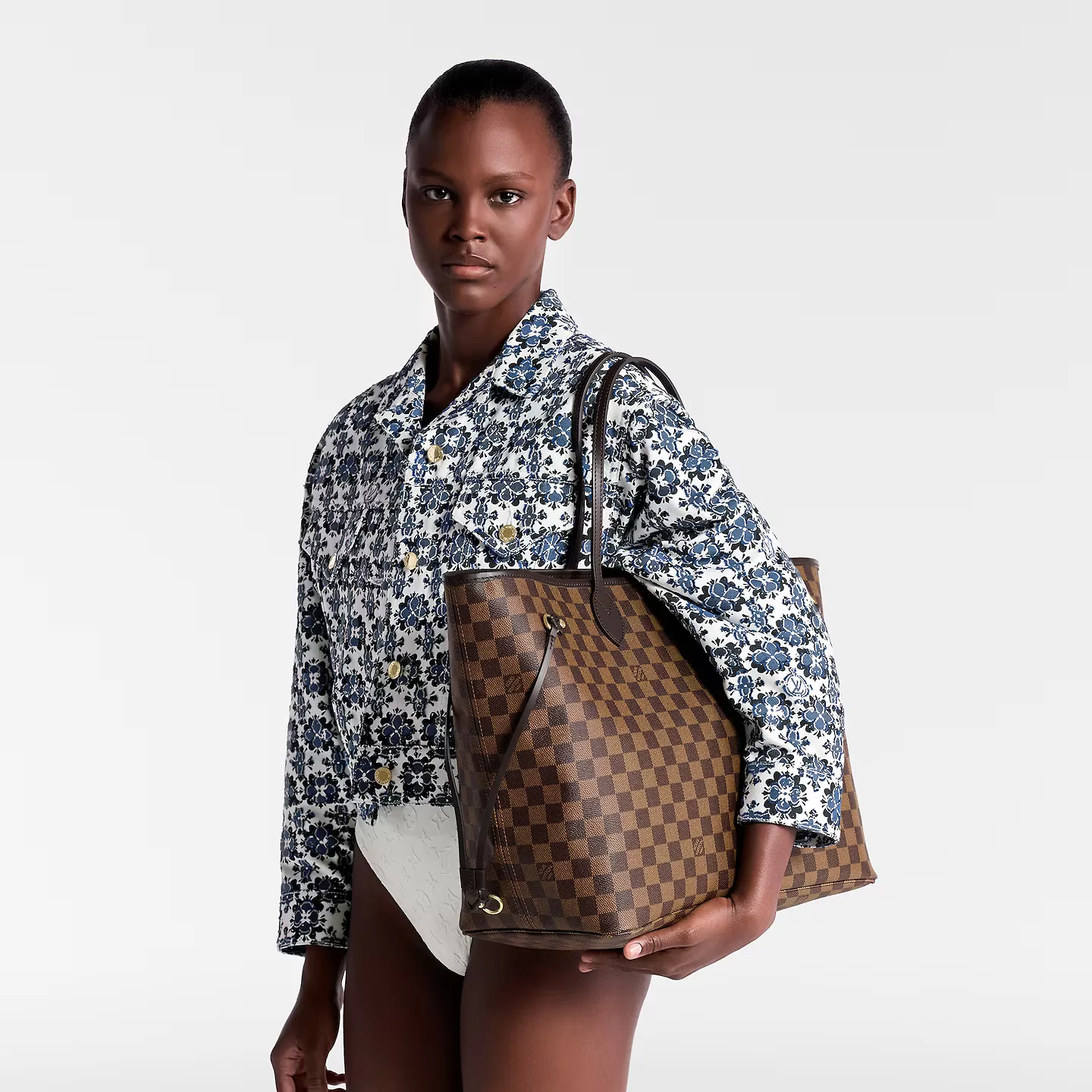 Replica bags Louis Vuitton Damier Ebene Canvas Neverfull GM N40597