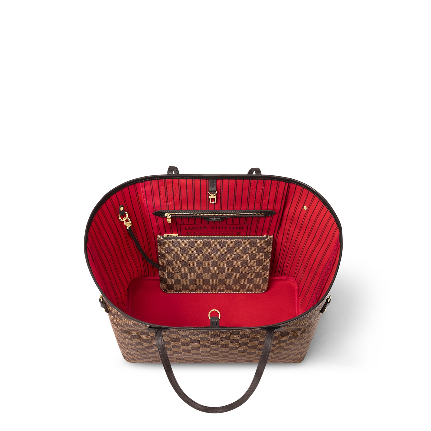 Replica bags Louis Vuitton Damier Ebene Canvas Neverfull GM N40597