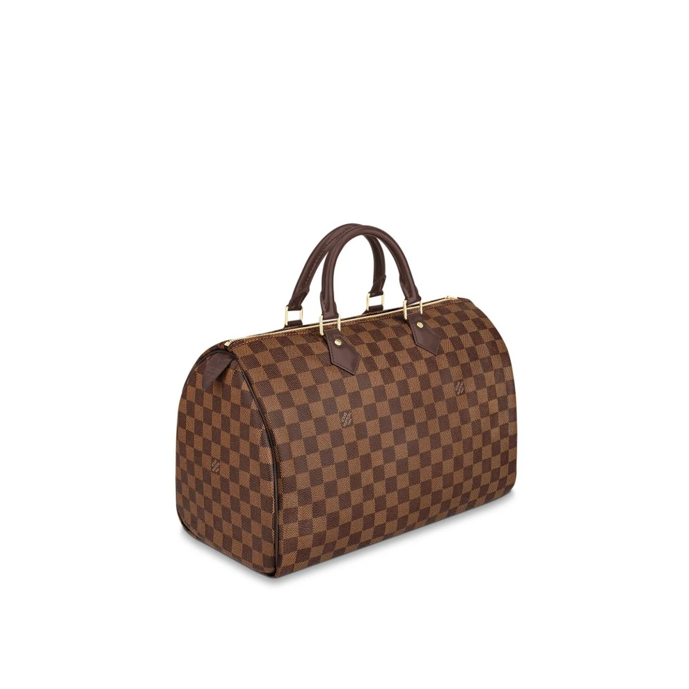 Top lv Louis Vuitton Damier Ebene Canvas Speedy 35 N41363