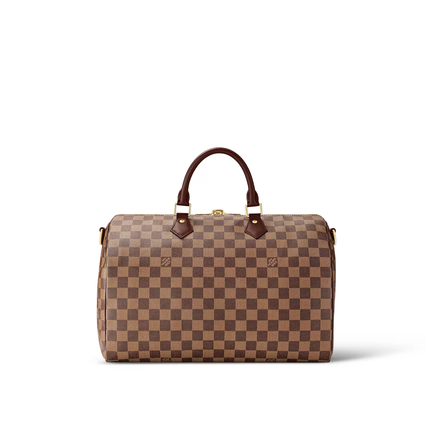 Top lv Louis Vuitton Damier Ebene Canvas Speedy Bandouliere 35 N41366